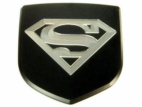 Black Superman Billet Rear Badge 06-10 Charger, 05-08 Magnum